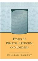 Essays in Biblical Criticism and Exegesis