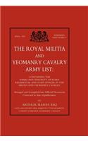 Royal Militia and Yeomanry Cavalry Army List