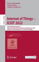 Internet of Things - Iciot 2022