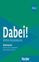 Dabei!: Medienpaket A2.2 (2 CDs zum Kursbuch, 1 CD zum Arbeitsbuch, 1 DVD)