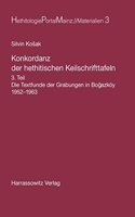 Konkordanz Der Hethitischen Keilschrifttafeln: Die Textfunde Der Grabungen in Bogazkoy 1952-1963(3 Hethitologie Portal Mainz - Materialien)