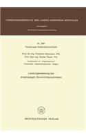 Leistungsmessung Bei Dreiphasigen Stromrichterantrieben
