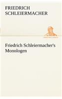 Friedrich Schleiermacher's Monologen