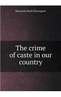 The Crime of Caste in Our Country