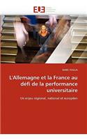 L''allemagne Et La France Au D�fi de la Performance Universitaire