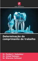 Determinação do comprimento de trabalho