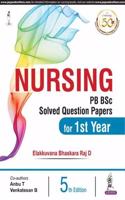 Nursing PB BSc Solved Question Papers for 1st Year