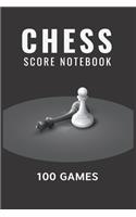 Chess Score Notebook 100 Games