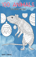 Baby Animal Coloring Books - 100 Animals