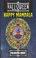Halloween Happy Mandala Coloring Book