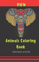 Animals Coloring Book Mandalas Animals