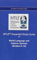 MTLE Expanded Study Guide -- Access Card -- for World Language and Culture/German (Grades K-12)