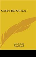 Cobb's Bill Of Fare