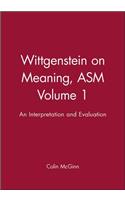 Wittgenstein on Meaning V1