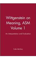 Wittgenstein on Meaning V1