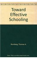 Toward Effective Schooling