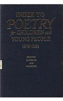 Index to Poetry for Children and Young People, 1976-1981