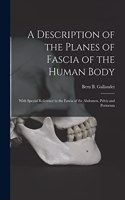 Description of the Planes of Fascia of the Human Body