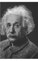 Portrait of Albert Einstein - Blank Lined Notebook