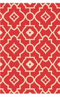 Morrocan Design College Ruled Notebook: College Ruled Notebook 6 X 9: College Ruled Notebook 130 Pages