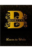Brooklynn Learn to Write