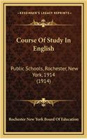 Course of Study in English