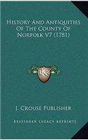 History And Antiquities Of The County Of Norfolk V7 (1781)