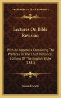 Lectures on Bible Revision