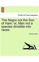 The Negro Not the Son of Ham: Or, Man Not a Species Divisible Into Races.(English)