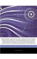 Articles on Experimental Film, Including