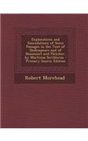 Explanations and Emendations of Some Passages in the Text of Shakespeare and of Beaumont and Fletcher, by Martinus Scriblerus