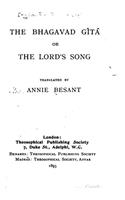 The Bhagavad Gï¿½tï¿½, Or, the Lord's Song