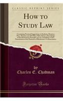 How to Study Law