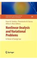 Nonlinear Analysis and Variational Problems