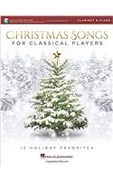 Christmas Songs for Classical Players - Clarinet and Piano (Book/Online Audio)