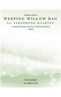 Weeping Willow Rag for Saxophone Quartet (SATB)