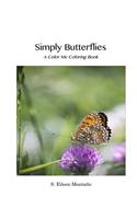 Simply Butterflies: A Color Me Coloring Book