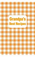 Grandpa's Best Recipes: Blank Cookbook