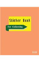 Sticker Book For Collecting 8x10