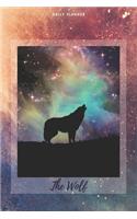 The Wolf Planner - 14-Week Undated Daily Planner - Wolf Calendar with Daily Agenda, Meal Planner and Water Intake Tracker