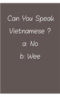 Can You Speak Vietnamese