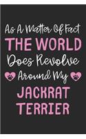 As A Matter Of Fact The World Does Revolve Around My JackRat Terrier