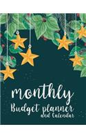 Monthly Budget Planner and Calendar: monthly bill planner and organizer 2020 with 2 Year Calendar 2020-2021 Weekly Expense Tracker Bill Organizer Notebook For Business Planner or Person