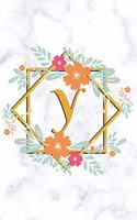 Y: Kids Story Journal - Half Drawing Space & Half Lined Pages for Sketching Doodling Writing Practice for Personal or School for Girls - White Marbel G
