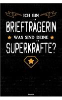Ich bin Briefträgerin was sind deine Superkräfte? Notizbuch