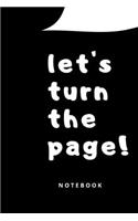 Let's turn the page