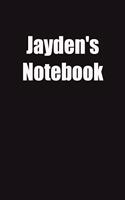 Jayden's Notebook: 6x9 Lined Notebook, Gift For a Friend or a Colleague (Gift For Someone You Love)