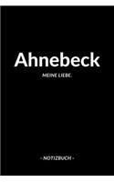 Ahnebeck: Notizbuch / Notizblock A5 Punktraster - 120 Seiten Notizblock / Journal / Notebook für deine Stadt