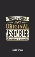 Professional Original Assembler Notebook of Passion and Vocation