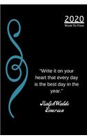 2020 A5 Diary Week To View Planner For All Occasions